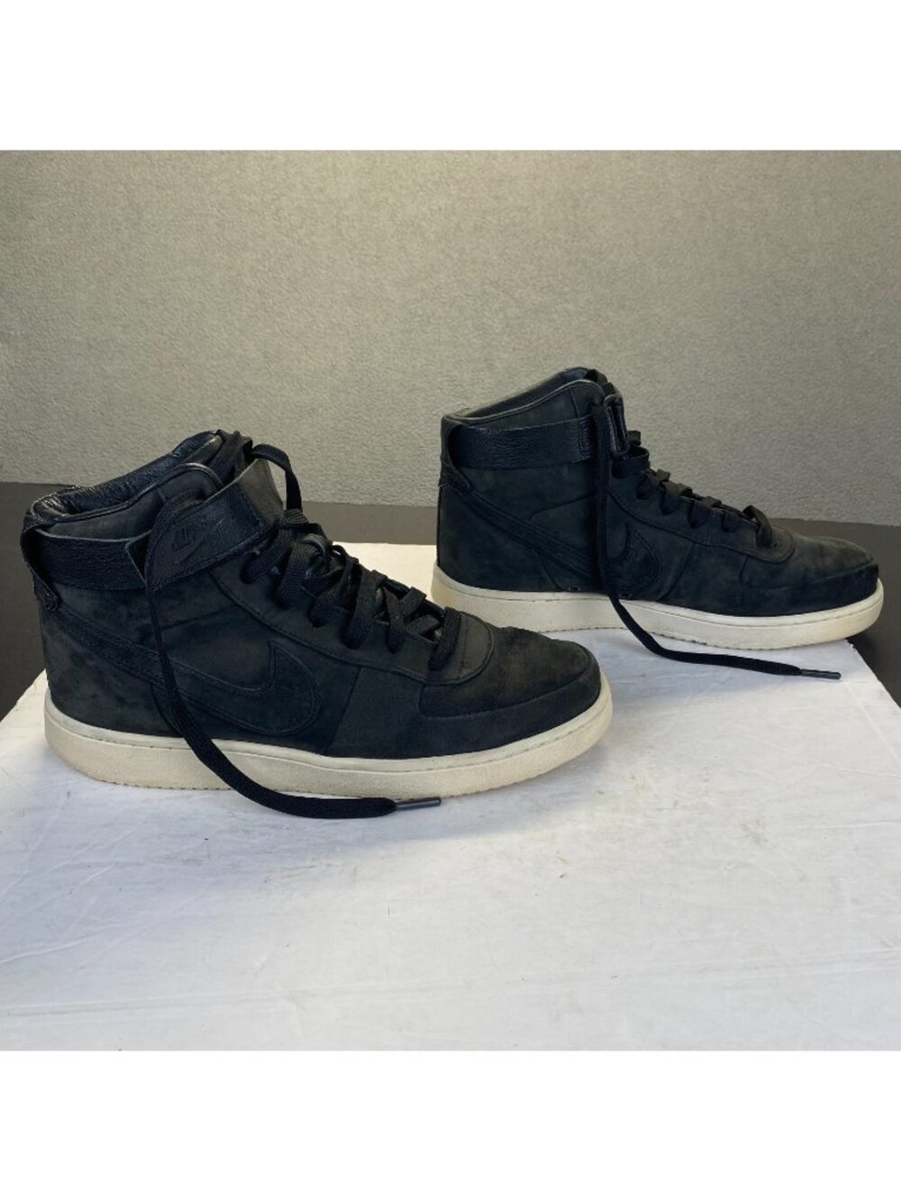 Nike Vandal High Top -Black Men's Size 9 AR8861-001 Atletic Shoes (John Elliott